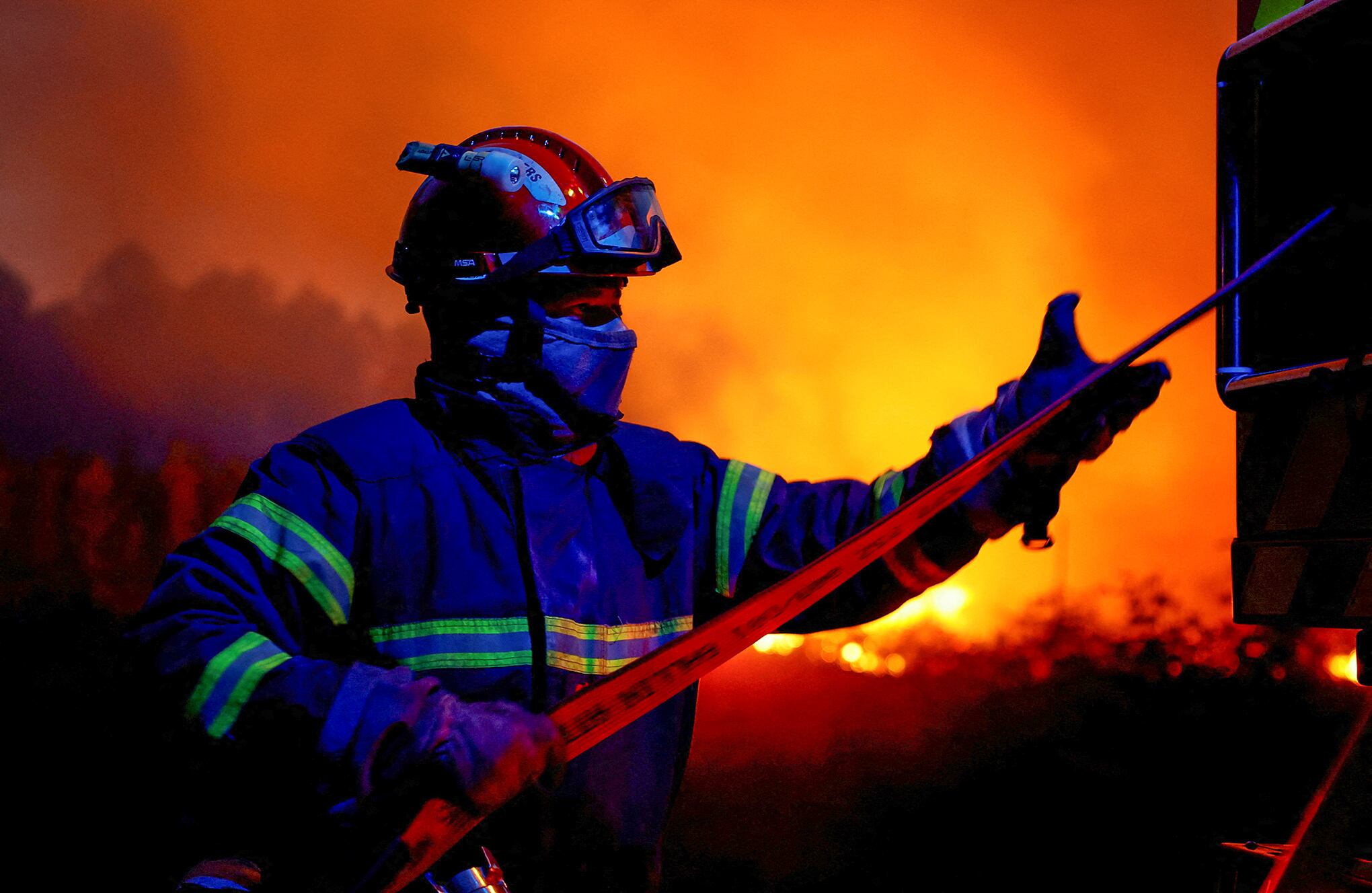 En imágenes: Incendios en el suroeste de Francia