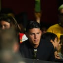 James Rodríguez vio el pasado martes el partido entre Rayo Vallecano y Barcelona