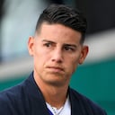 MEXICO CITY, MEXICO - JUNE 17: James Rodriguez #10 of Colombia arrives at the stadium prior to the FIFA World Cup 2026 Group K match between Uzbekistan and Colombia at Mexico City Stadium on June 17, 2026 in Mexico City, Mexico. (Photo by David Ramos/Getty Images)