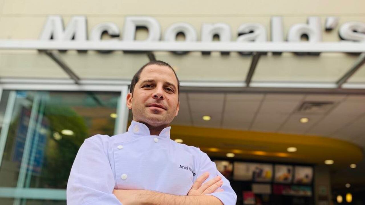 Ariel Gravano, chef de McDonald's.