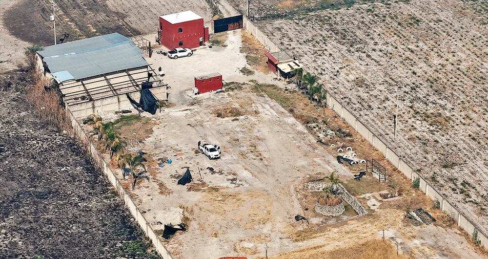 El rancho tiene menos de una hectárea de tamaño y está ubicado a una hora de Guadalajara.