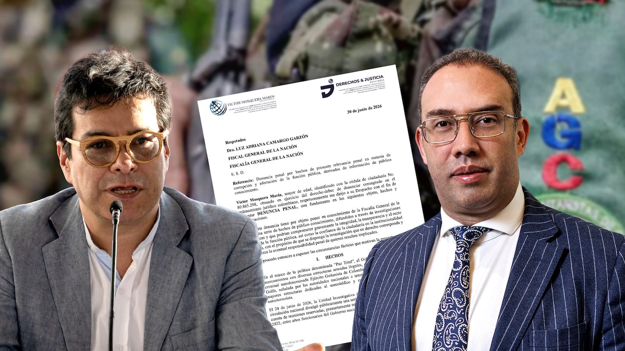 Danilo Rueda, excomisionado de Paz del Gobierno Petro, está entre los involucrados en la denuncia del abogado Víctor Mosquera.
