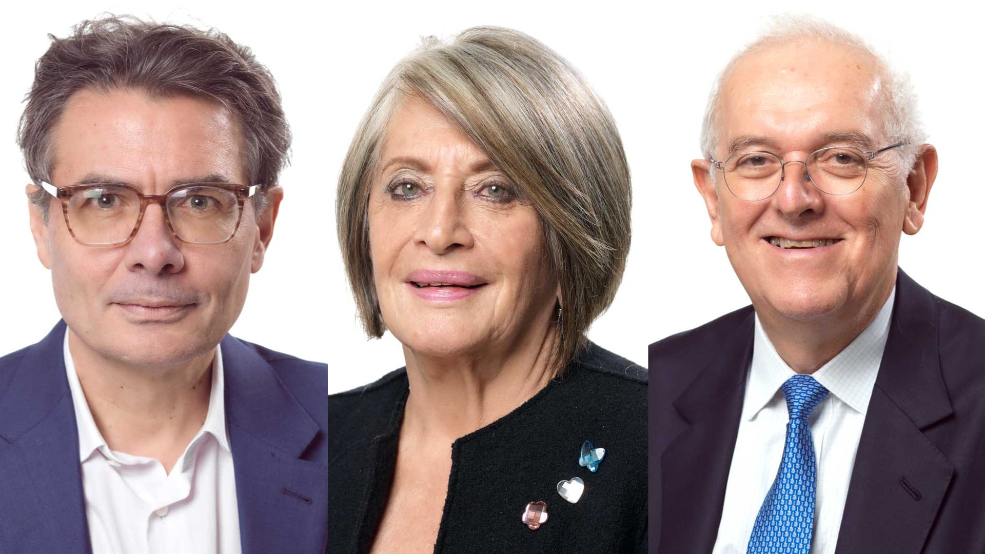 Ministro de Educación, Alejandro Gaviria, ministra de Agricultura, Cecilia López y ministro de Hacienda, José Antonio Ocampo.