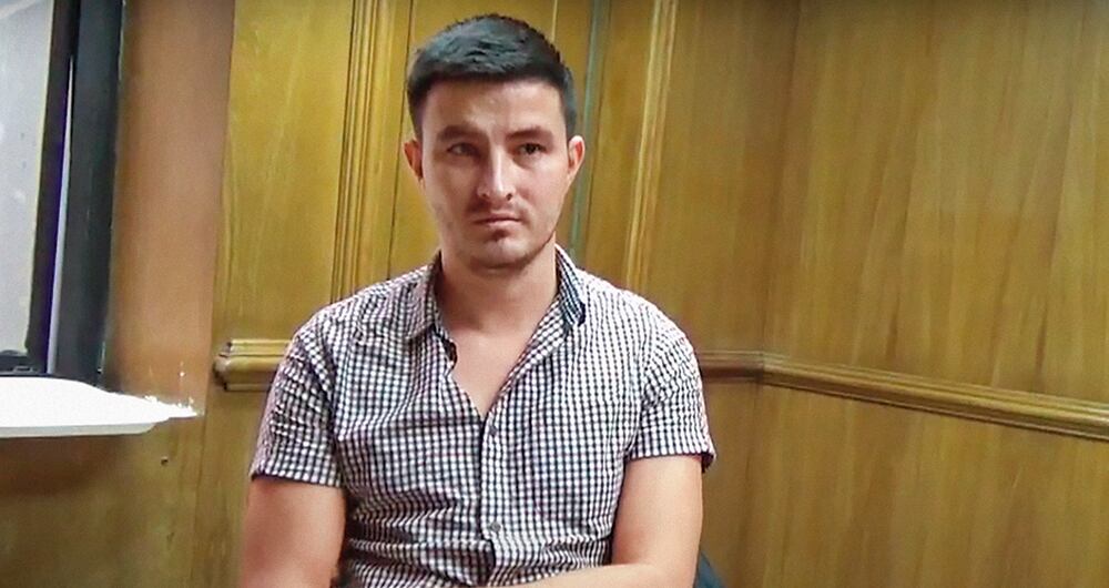 Yeison Garzón, confeso narcotraficante. 