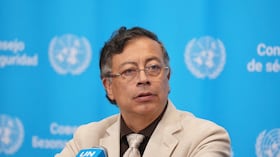 Gustavo Petro, expresidente de Colombia, el 10 de junio de 2026 en Nueva York (Estados Unidos)