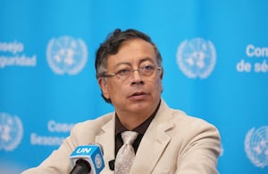 Gustavo Petro, expresidente de Colombia, el 10 de junio de 2026 en Nueva York (Estados Unidos)