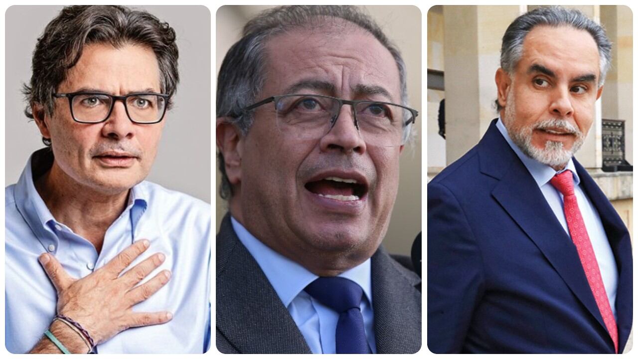 Alejandro Gaviria, Gustavo Petro y Armando Benedetti.