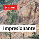 Al menos 50 hectáreas de tierra resultaron afectadas por los derrumbes en Rosas, Cauca.