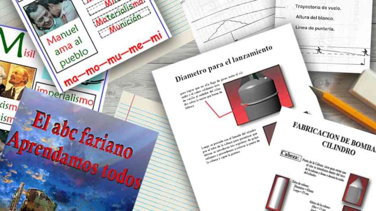 En estas cartillas se explican desde temas de la vida cotidiana hasta el origen de la mundo.