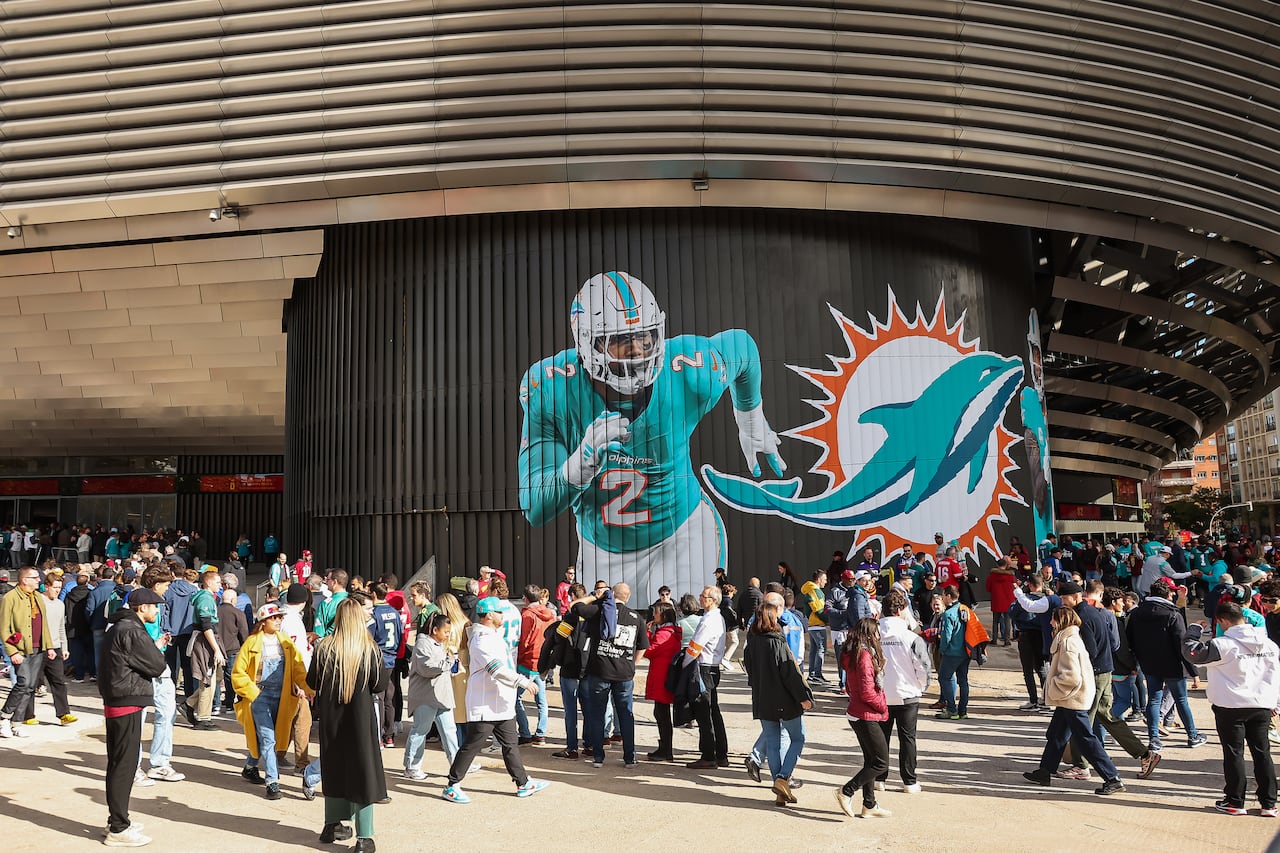 Los Miami Dolphins se quedaron con el primer duelo en la historia de la NFL disputado en España.