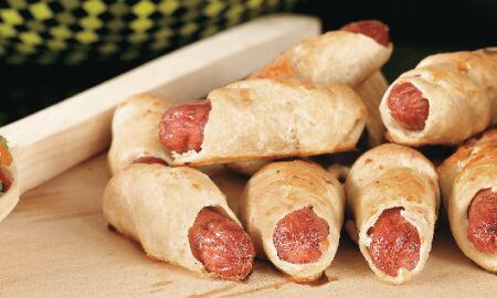 Salchichas envueltas