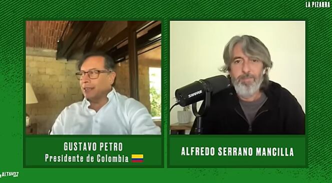 Entrevista de Alfredo Serrano a Gustavo Petro