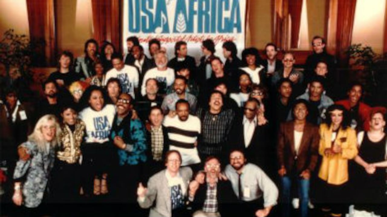 'We are the World' se grabó el 28 de enero de 1985.
