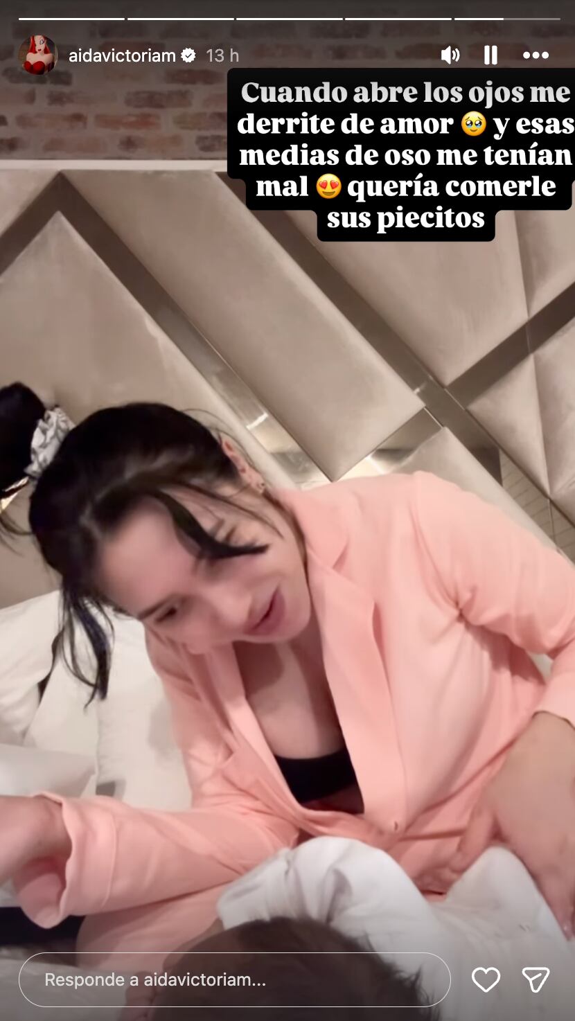 Aída Victoria Merlano publicó sus primeras historias con su hijo.