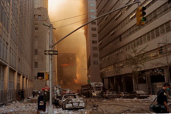 Devastación en las calles de Manhattan.