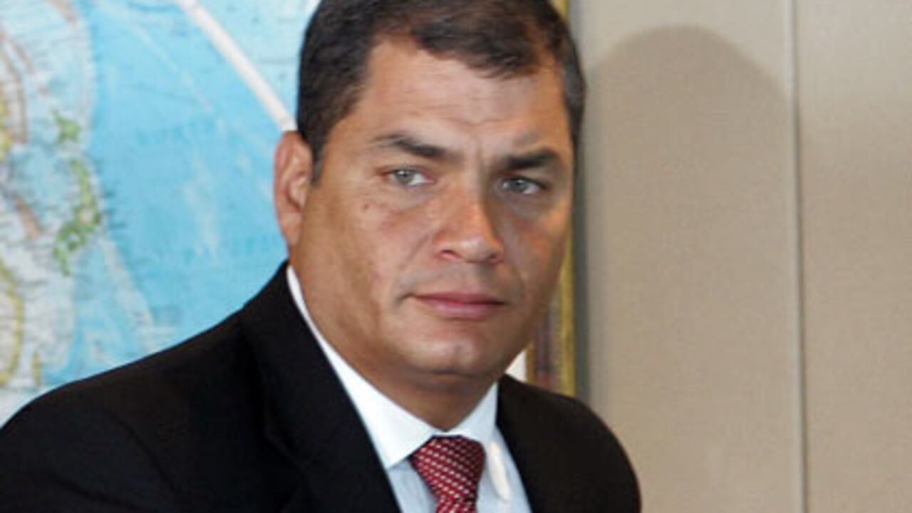Rafael Correa, presidente de Ecuador.