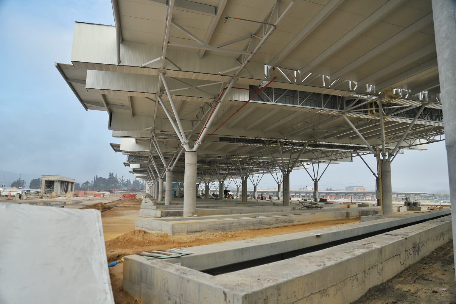Patio portal de TransMilenio en Soacha
