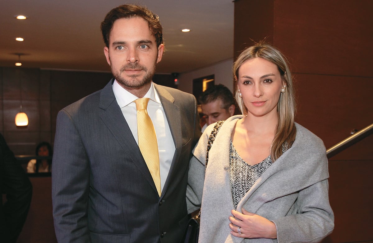 Manolo Cardona y Valeria Santos.