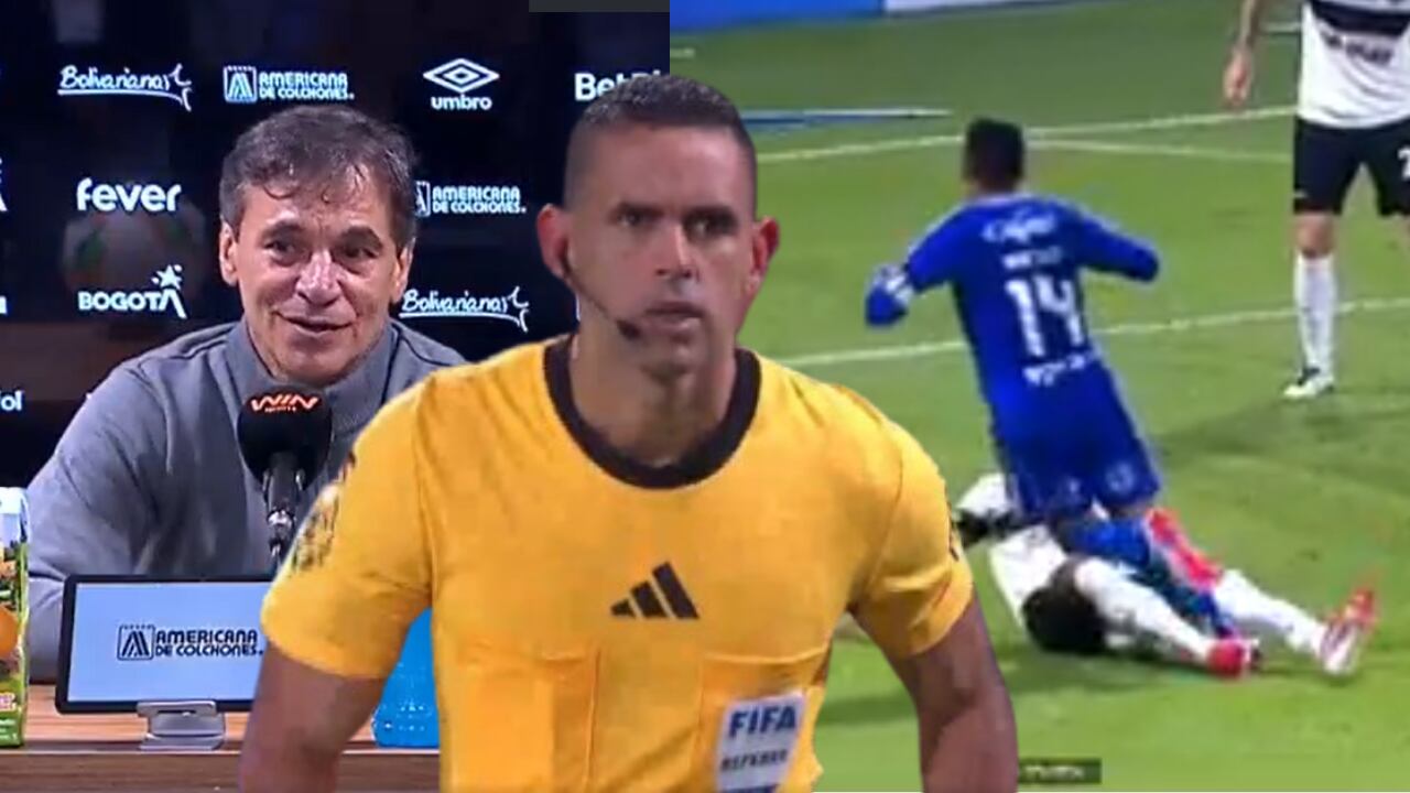 Fabián Bustos cuestionó las decisiones en los penales no pitados por Millonarios a Carlos Ortega