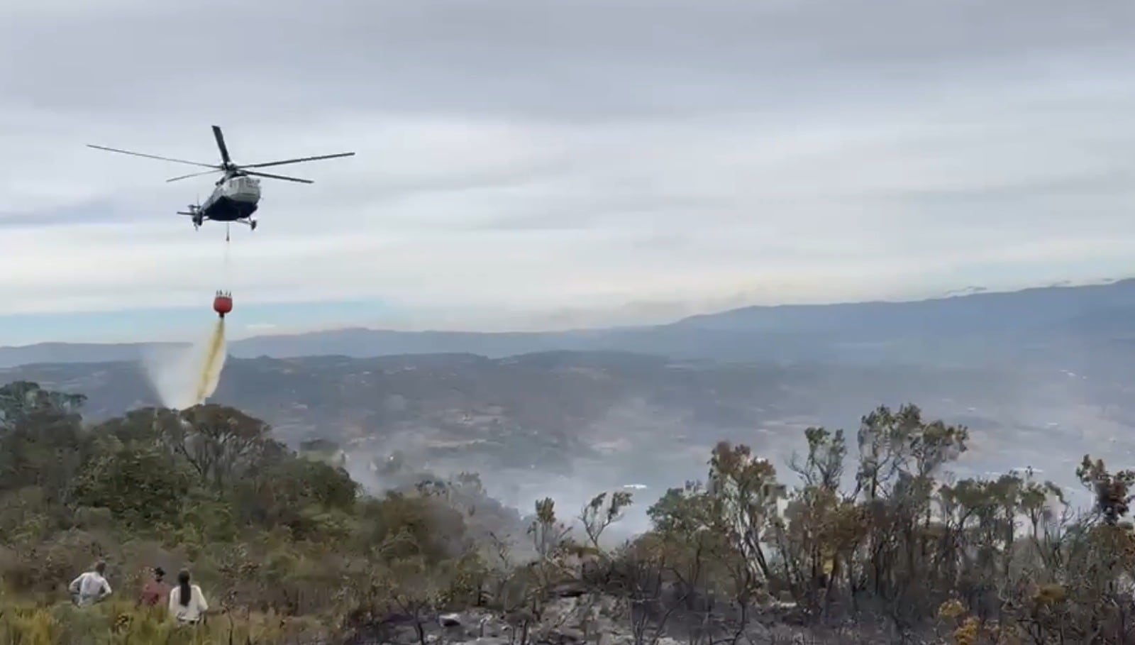 Emergencia en Parques Nacionales: atienden de forma simultánea incendios en Iguaque y Las Hermosas.