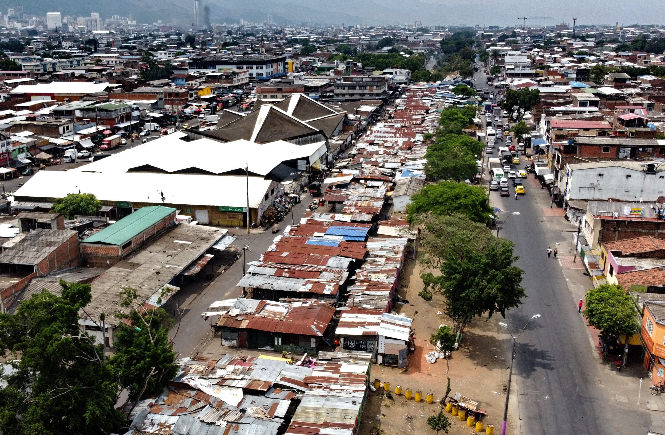 Panorámicas de la Galería de Santa Elena en Cali. Fotos Raúl Palacios / El Pais.