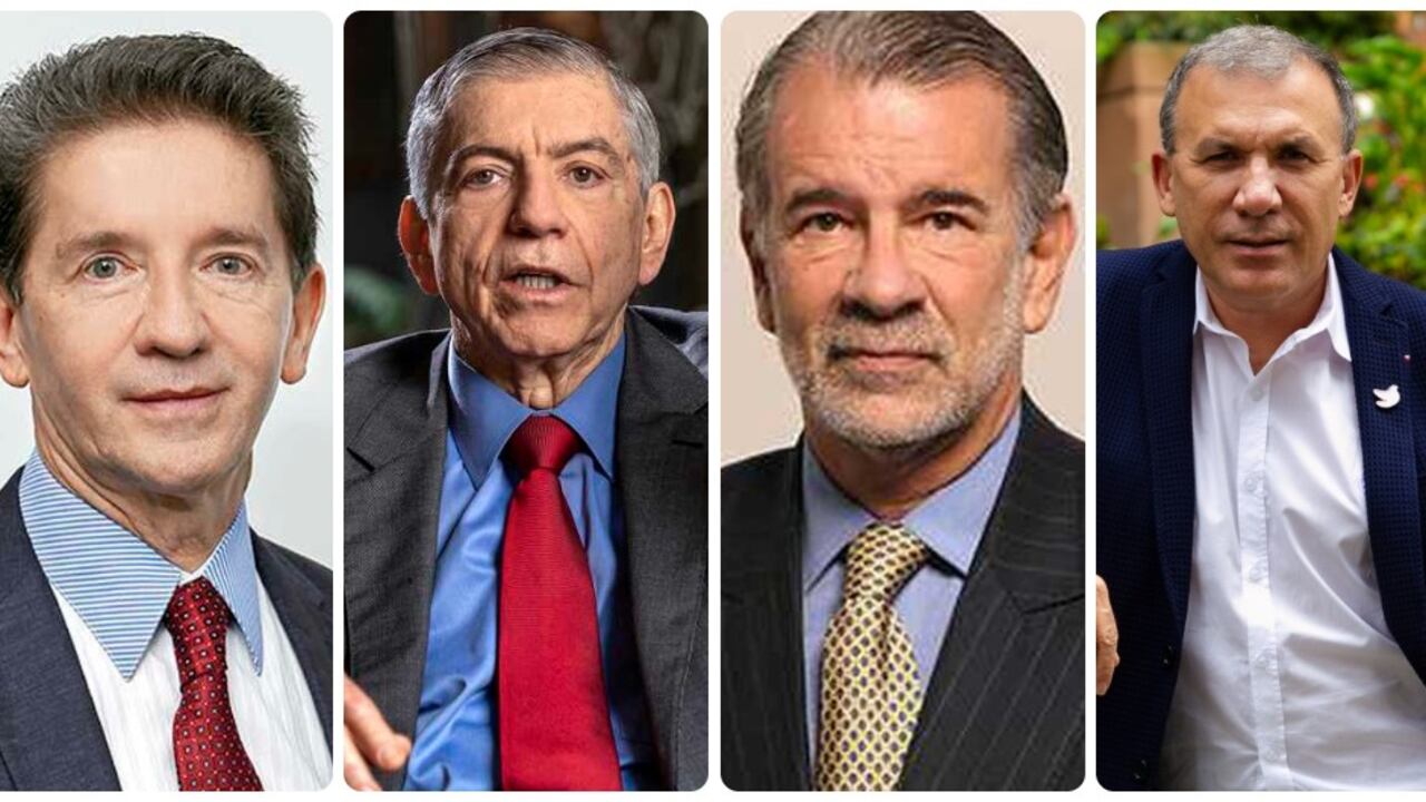 Luis Pérez, César Gaviria, Eduardo Verano y Roy Barreras.