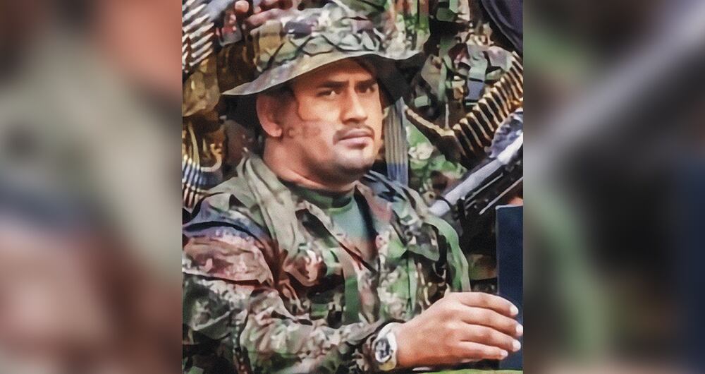 1. Alias Andrés Patiño, cabecilla del bloque occidental Jacobo Arenas.