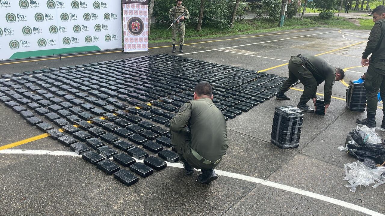 Policía y Fiscalía lograron incautar la droga en Antioquia.