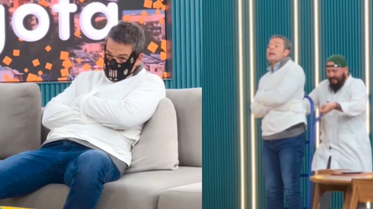 Iván Lalinde reaccionó a invitado en Día a día.