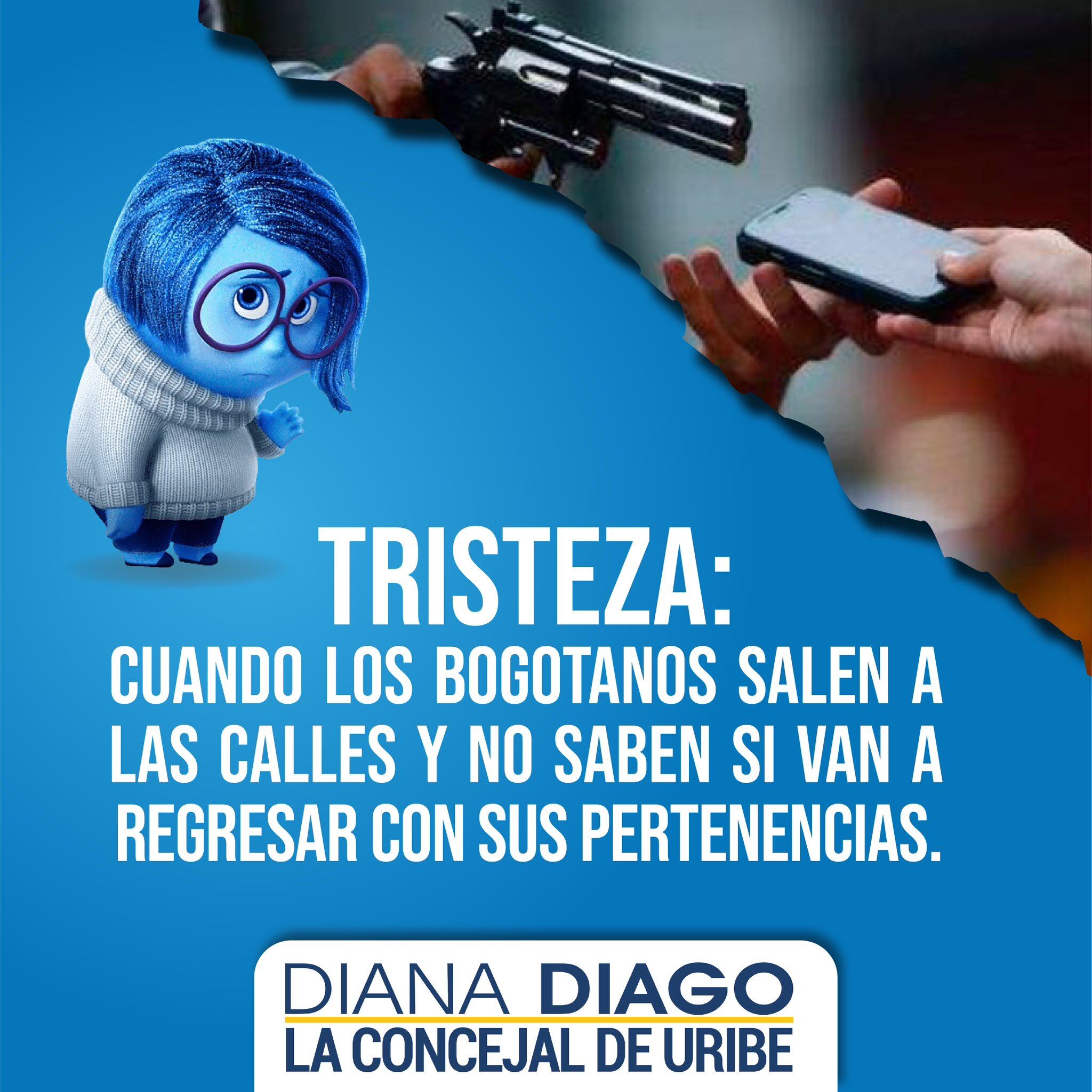 Diago compartió sus reflexiones a través de su cuenta personal en X (antes Twitter), describiendo las emociones que siente al vivir en Bogotá.