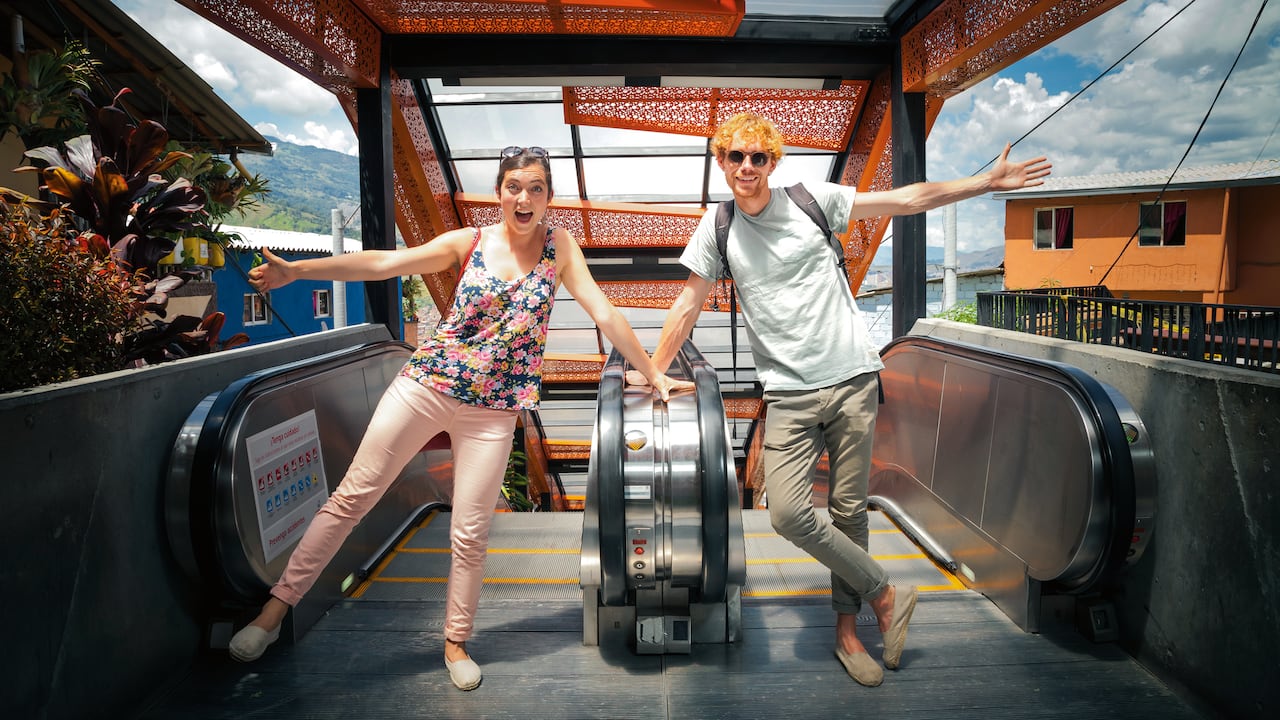 Escaleras Comuna 13.