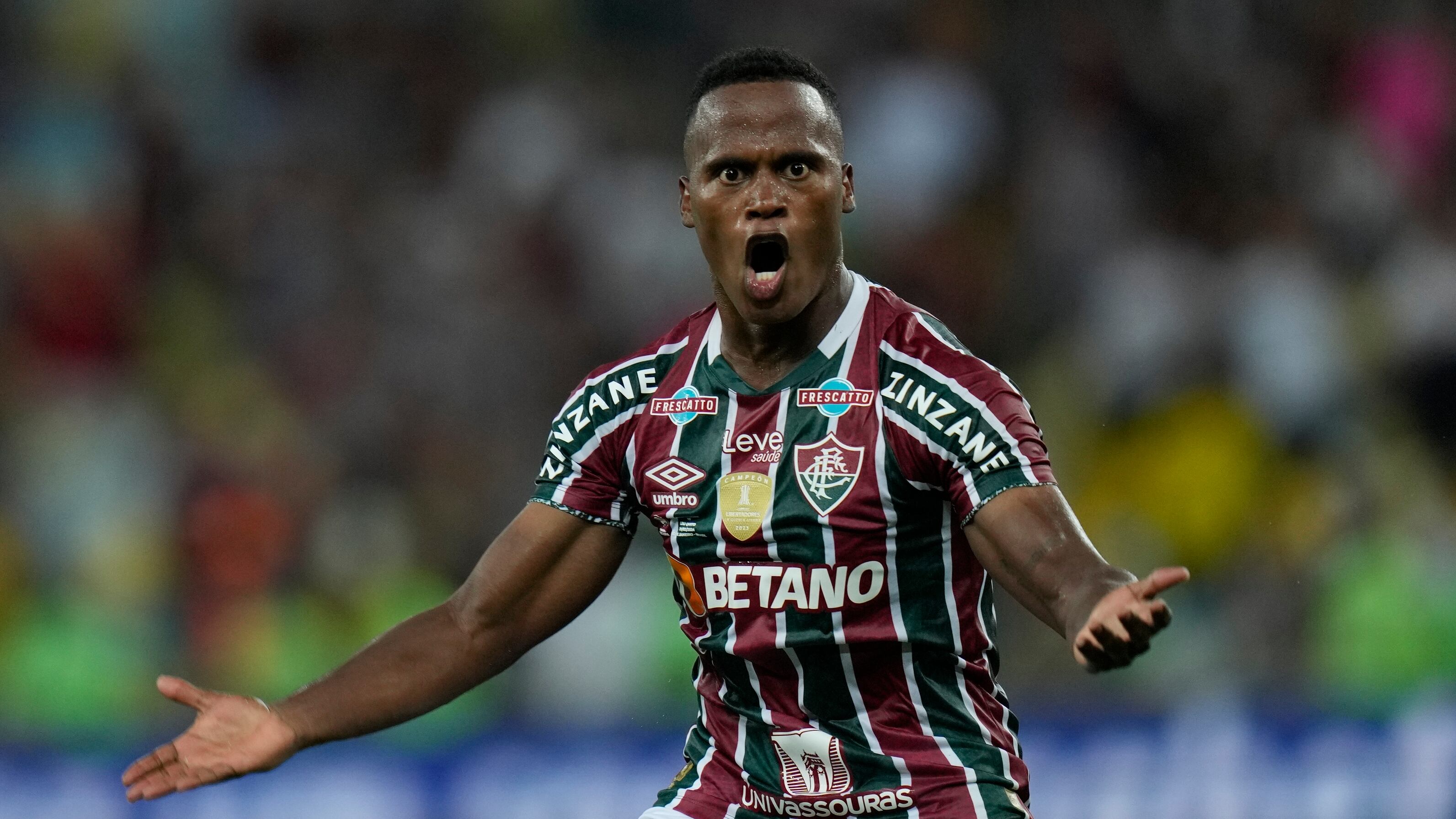 Jhon Arias, jugador al servicio del Fluminense de Brasil.