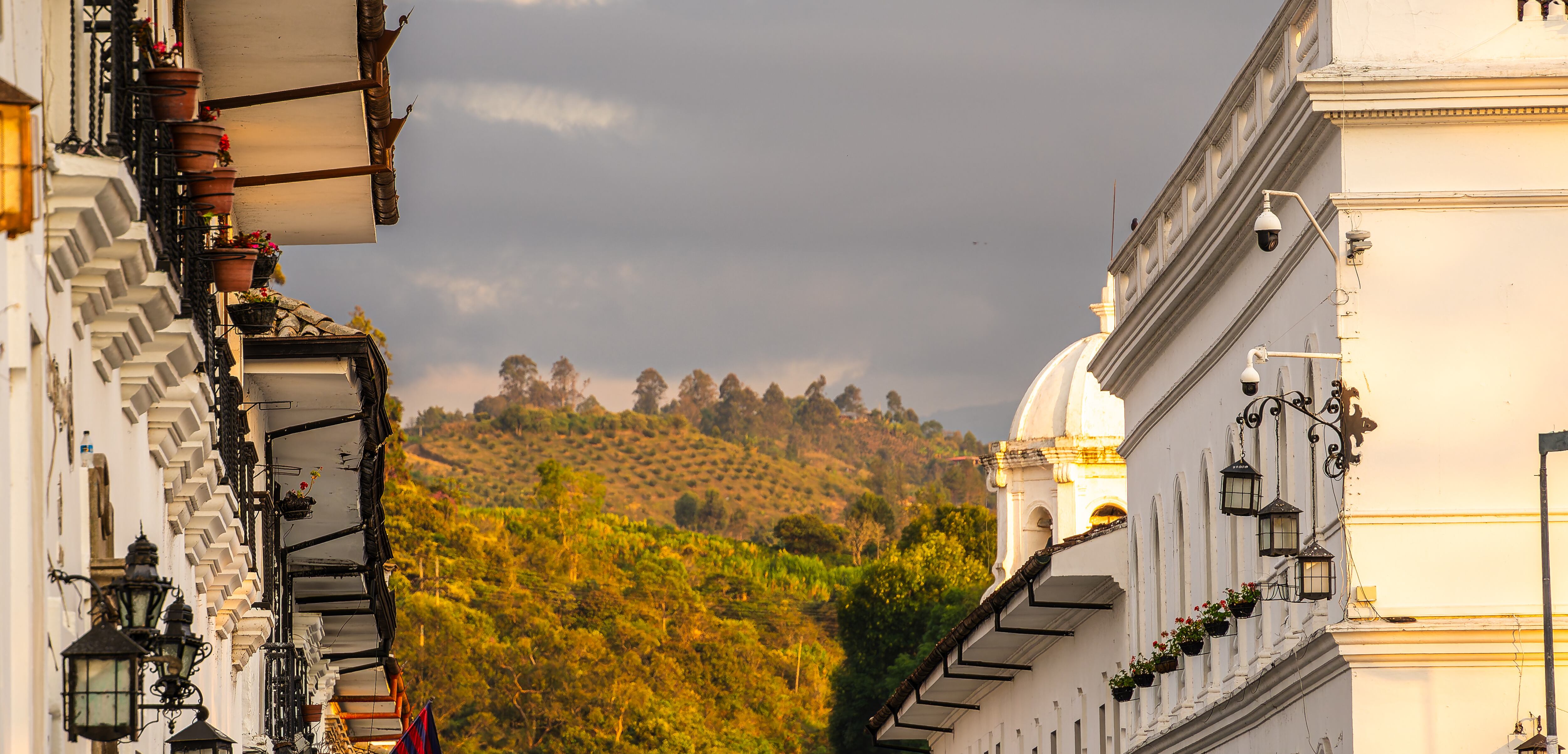 El centro histórico de Popayán es reconocido por ser uno de los mejor conservados de Colombia.