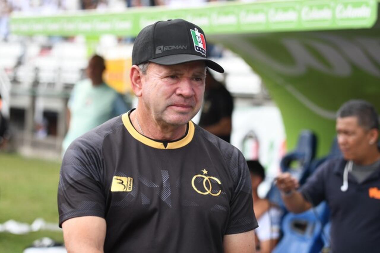 Hernán Darío 'El Arriero' Herrera, técnico del Once Caldas de Manizales.