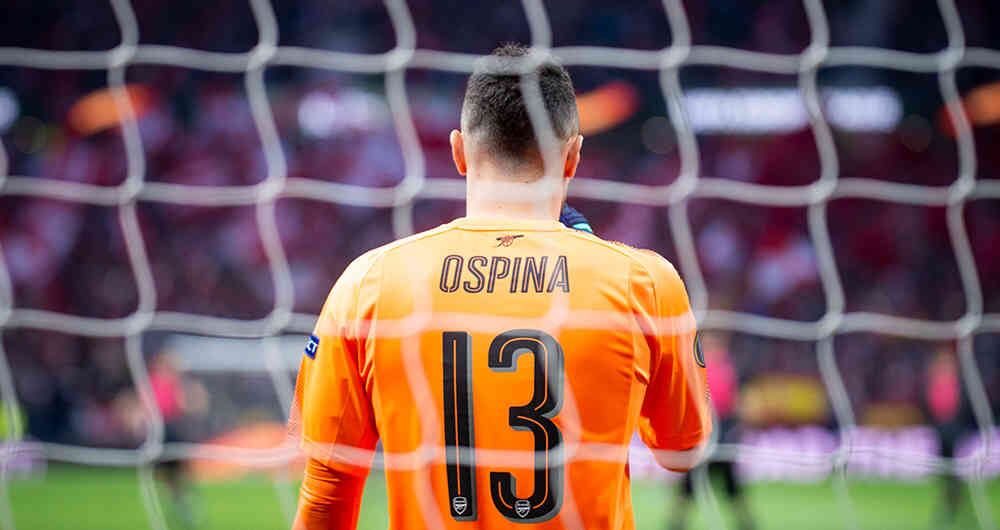 David Ospina es el arquero titular del combinado nacional. Su club actual es el Arsenal de la Premier League de Inglaterra.