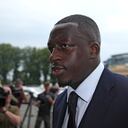 Benjamin Mendy, jugador del Manchester City, llega a su primer día de juicio