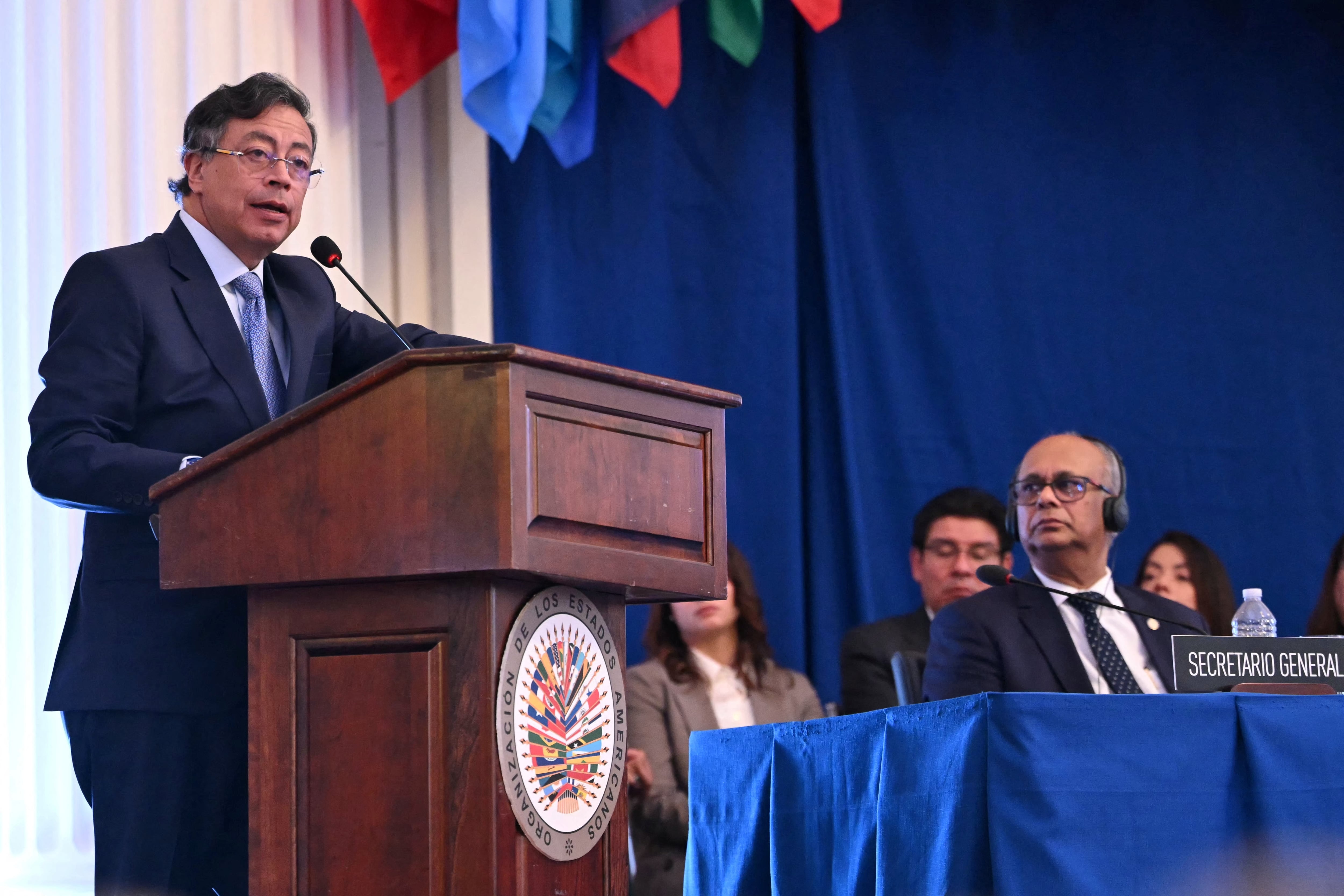 Gustavo Petro interviene en la OEA