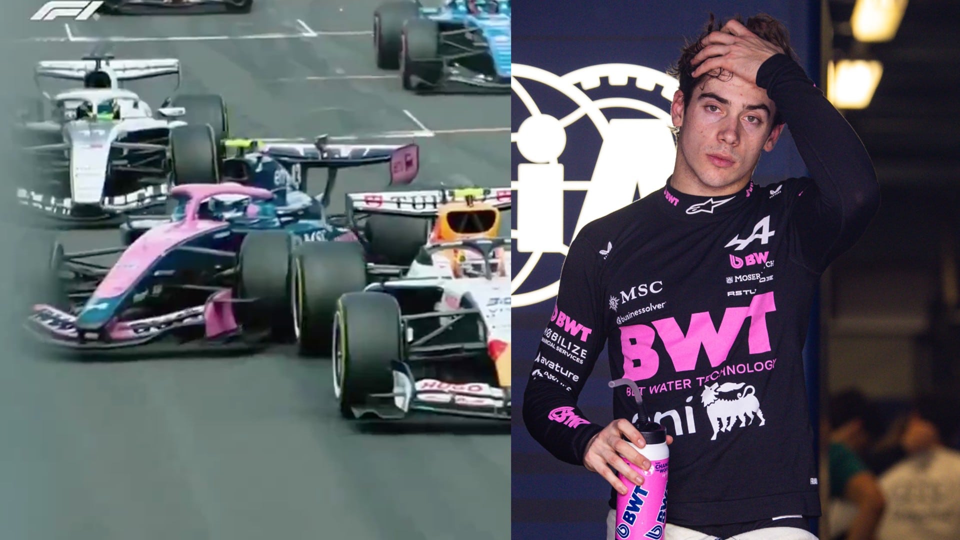 Franco Colapinto y la maniobra que evitó un accidente en la Fórmula 1.