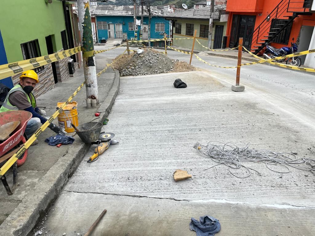 Obras viales en Manizales