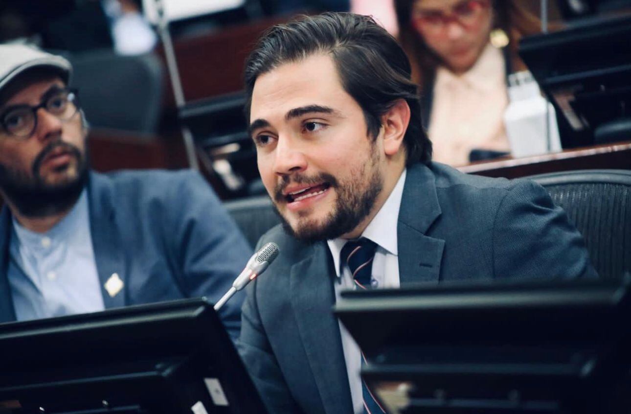 Santiago Osorio, representante de la Alianza Verde y el Pacto Histórico.