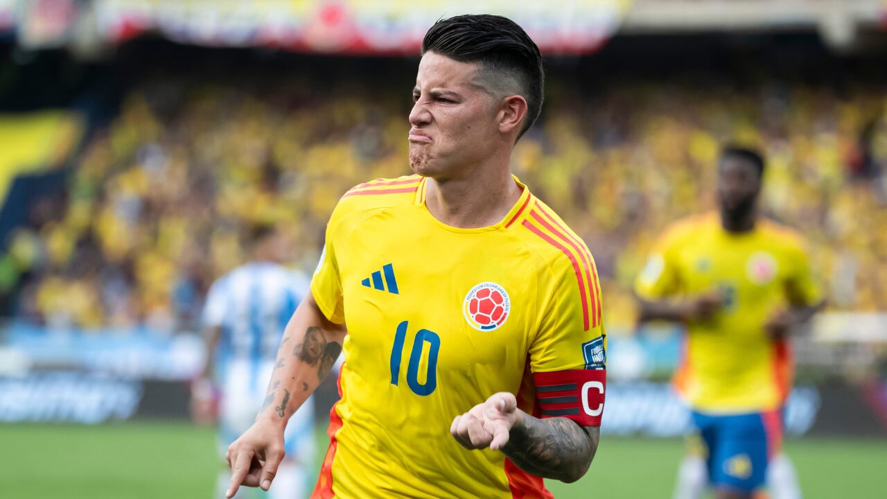 James Rodríguez, figura y capitán de la Selección Colombia.