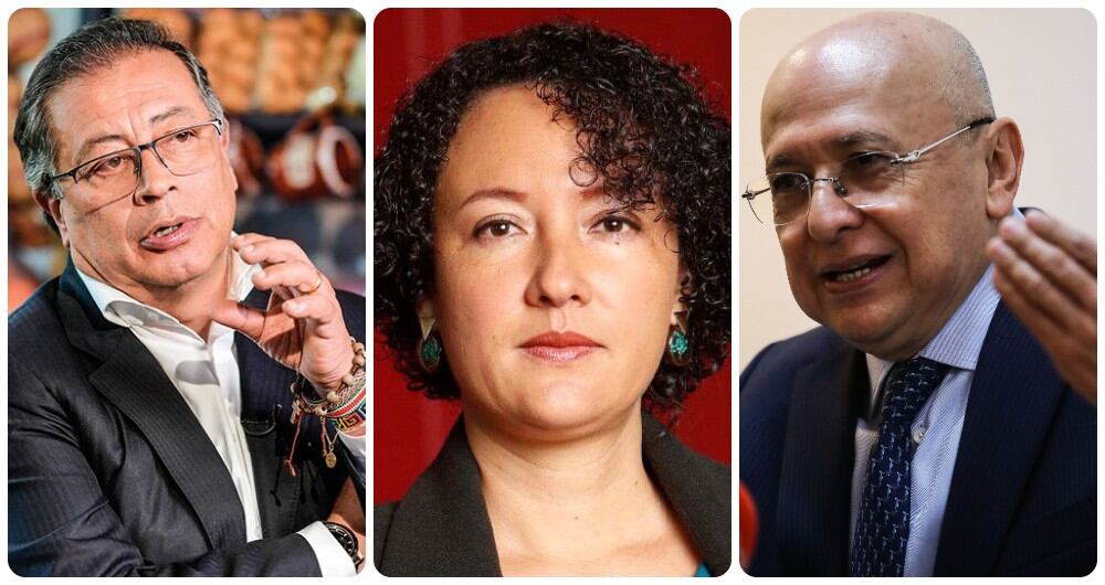 Gustavo Petro, Isabel Cristina Zuleta y Eduardo Montealegre.