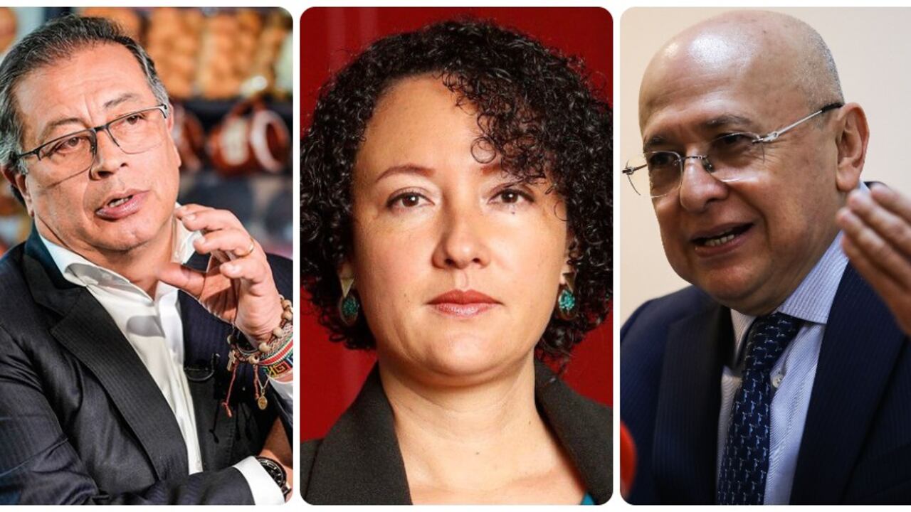 Gustavo Petro, Isabel Cristina Zuleta y Eduardo Montealegre.