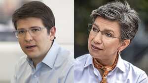 Miguel Uribe Turbay y Claudia López.