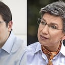 Miguel Uribe Turbay y Claudia López.