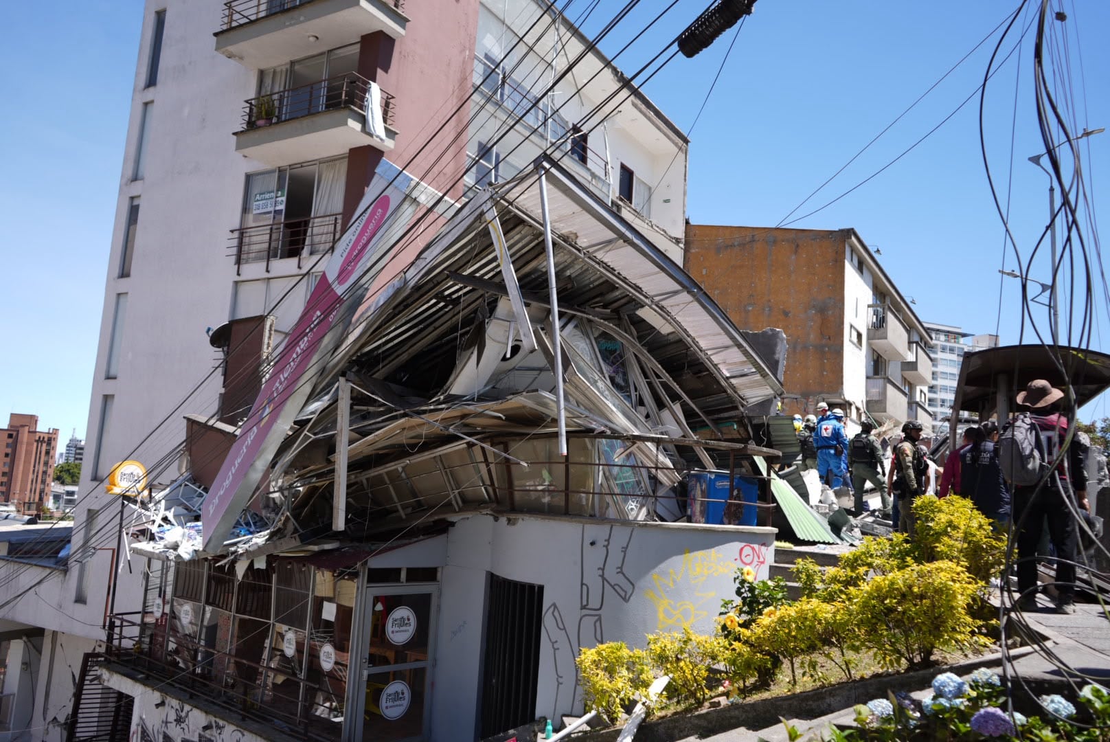 Terremoto Ciudad de Manizales / 10 de agosto / Fotografo: Santiago Álvarez
