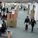 Puestos de votación en Corferias.