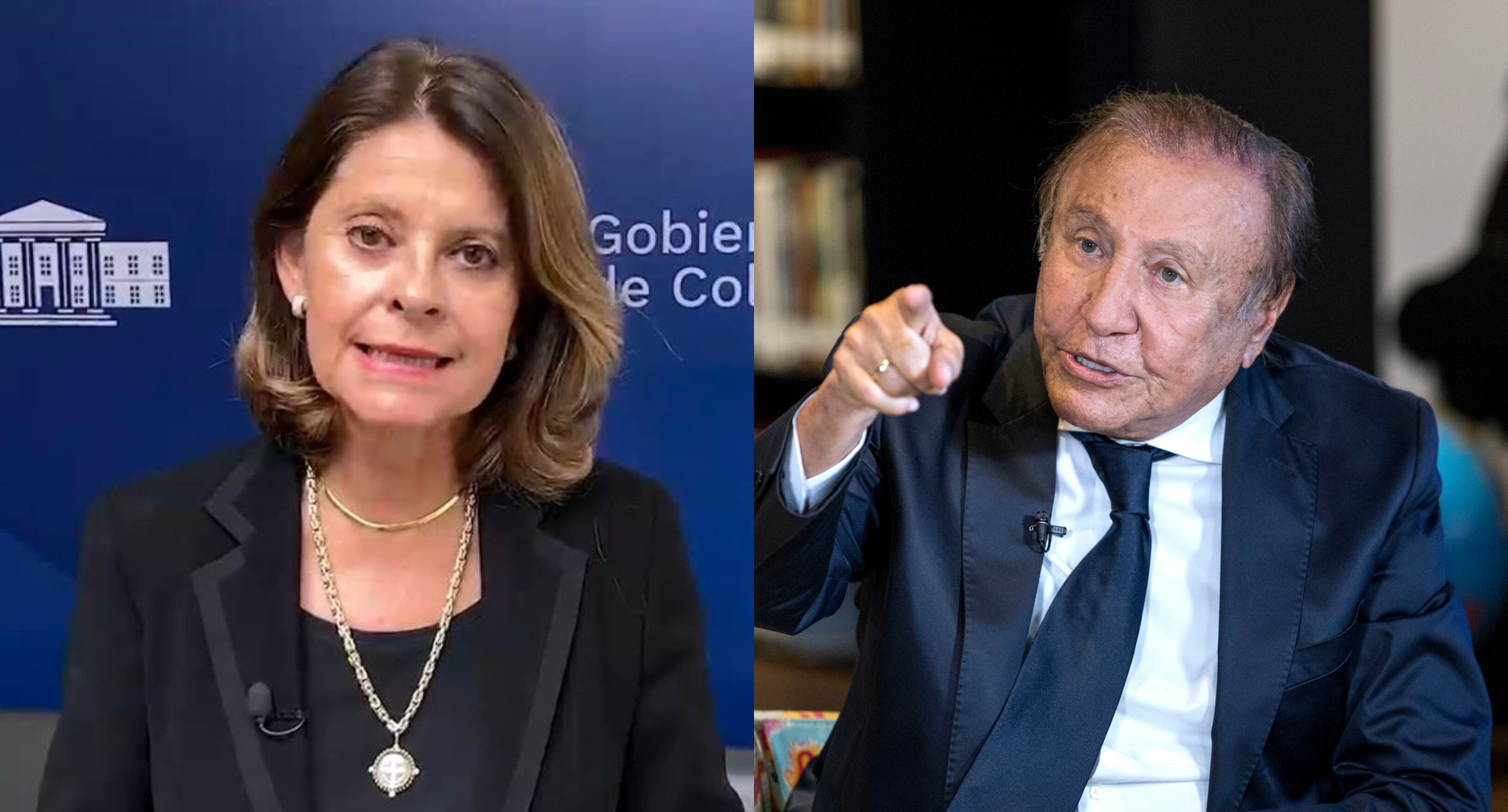 Marta Lucía Ramírez y Rodolfo Hernández