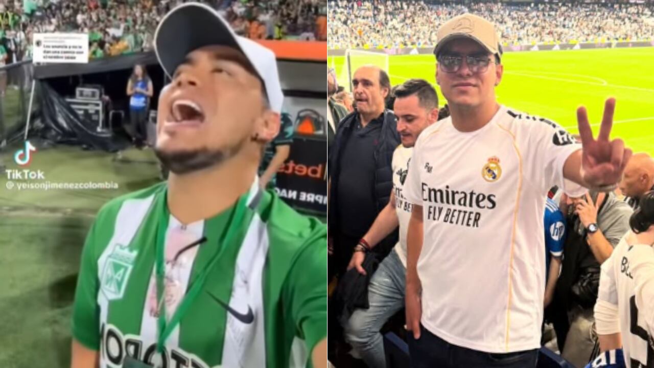 Yeison Jiménez era hincha de Atlético Nacional en Colombia