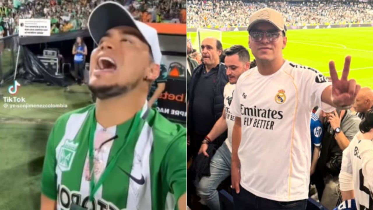 Yeison Jiménez era hincha de Atlético Nacional en Colombia.